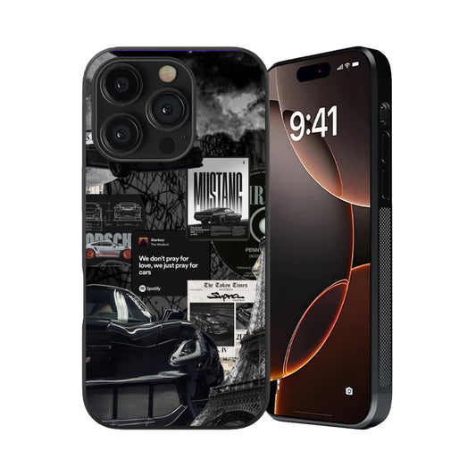 Pray for Cars – Midnight Racer Glass Case