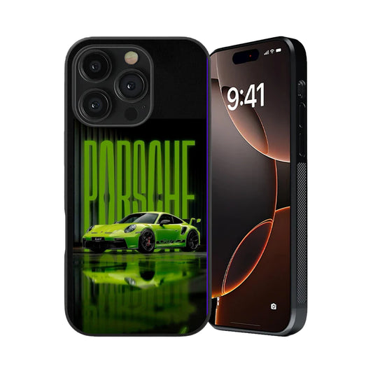 Porsche Venom – Neon Speed Glass Case