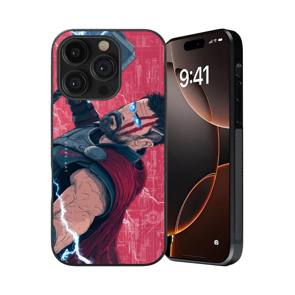 The God of Thunder Glass Case