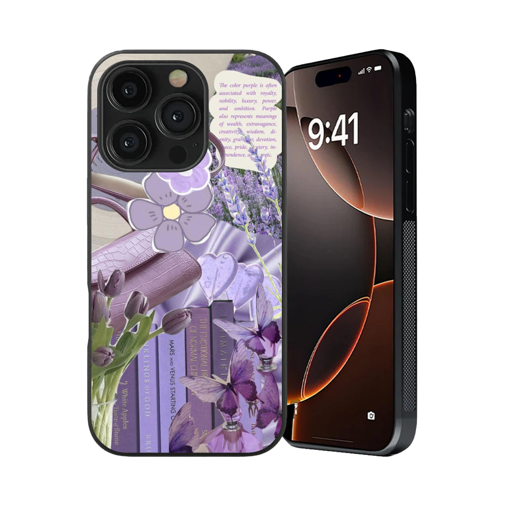 Purple Dreamscape Glass Case