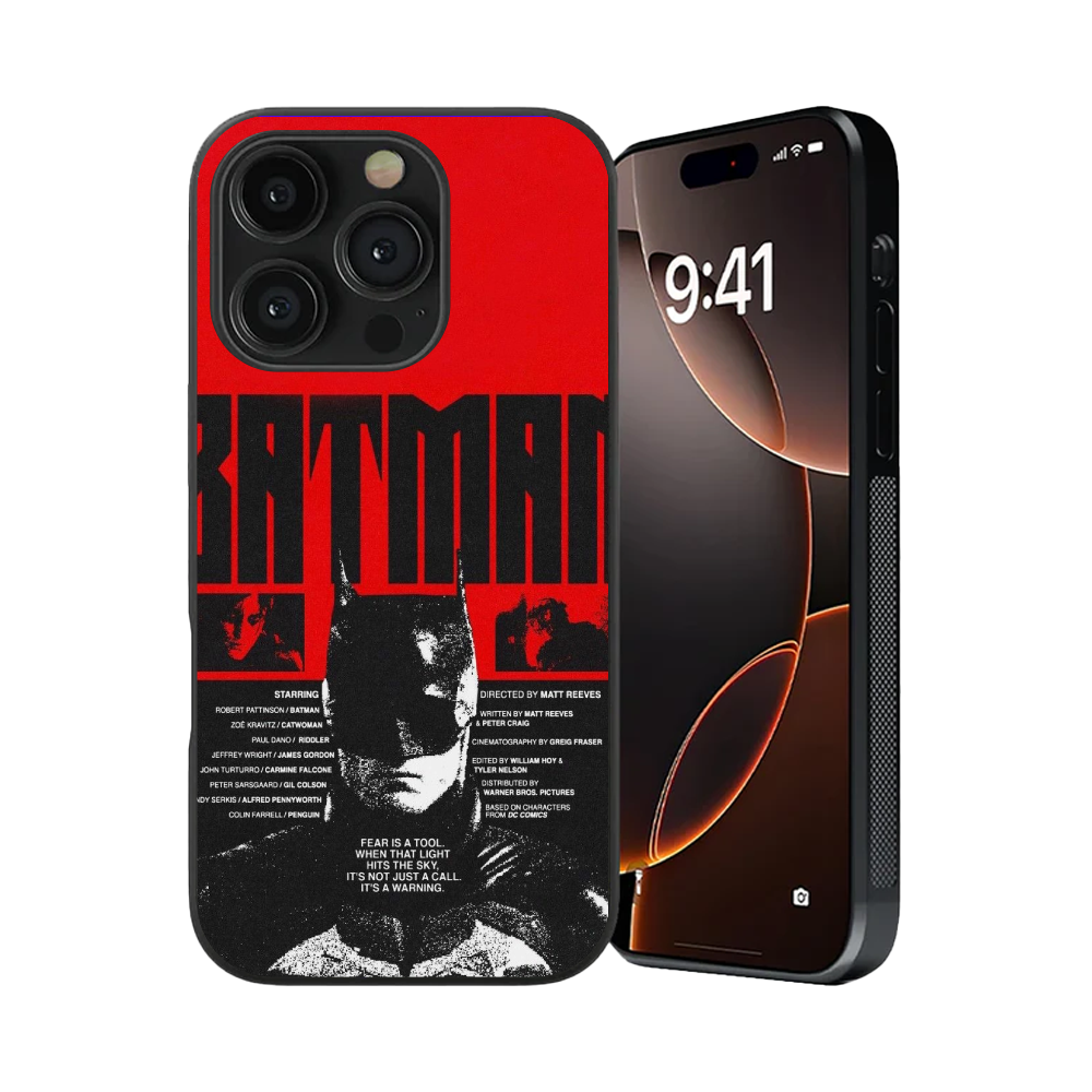 Gotham Vigilante Retro Poster Case