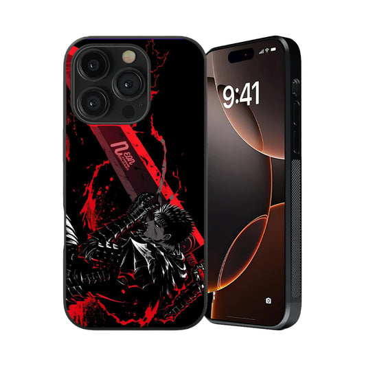 Guts (The Black Swordsman) - BERSERK Glass Case