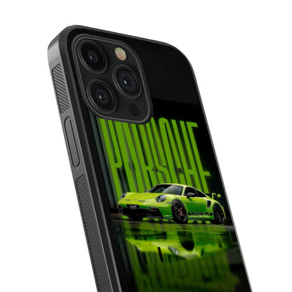 Porsche Venom – Neon Speed Glass Case
