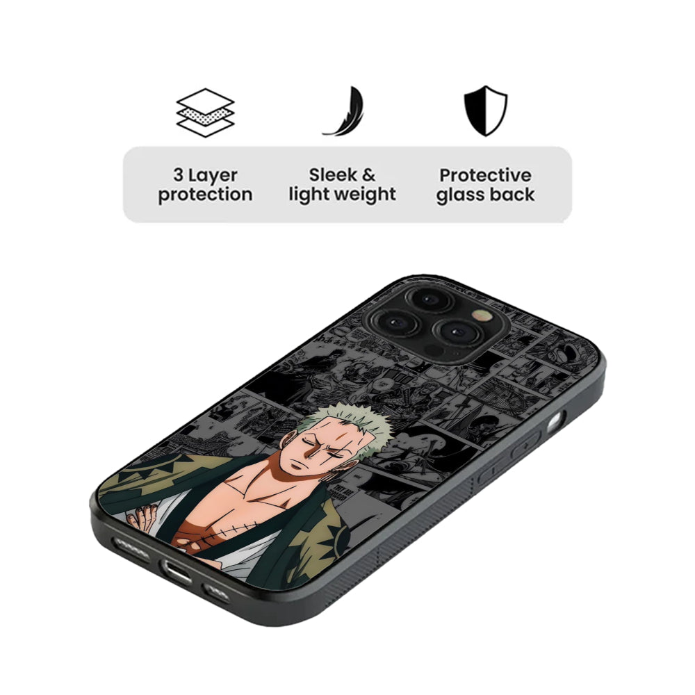 Roronoa Zoro - ONE PIECE Glass Case