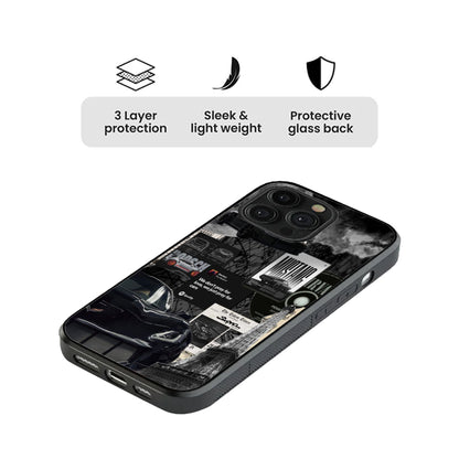 Pray for Cars – Midnight Racer Glass Case