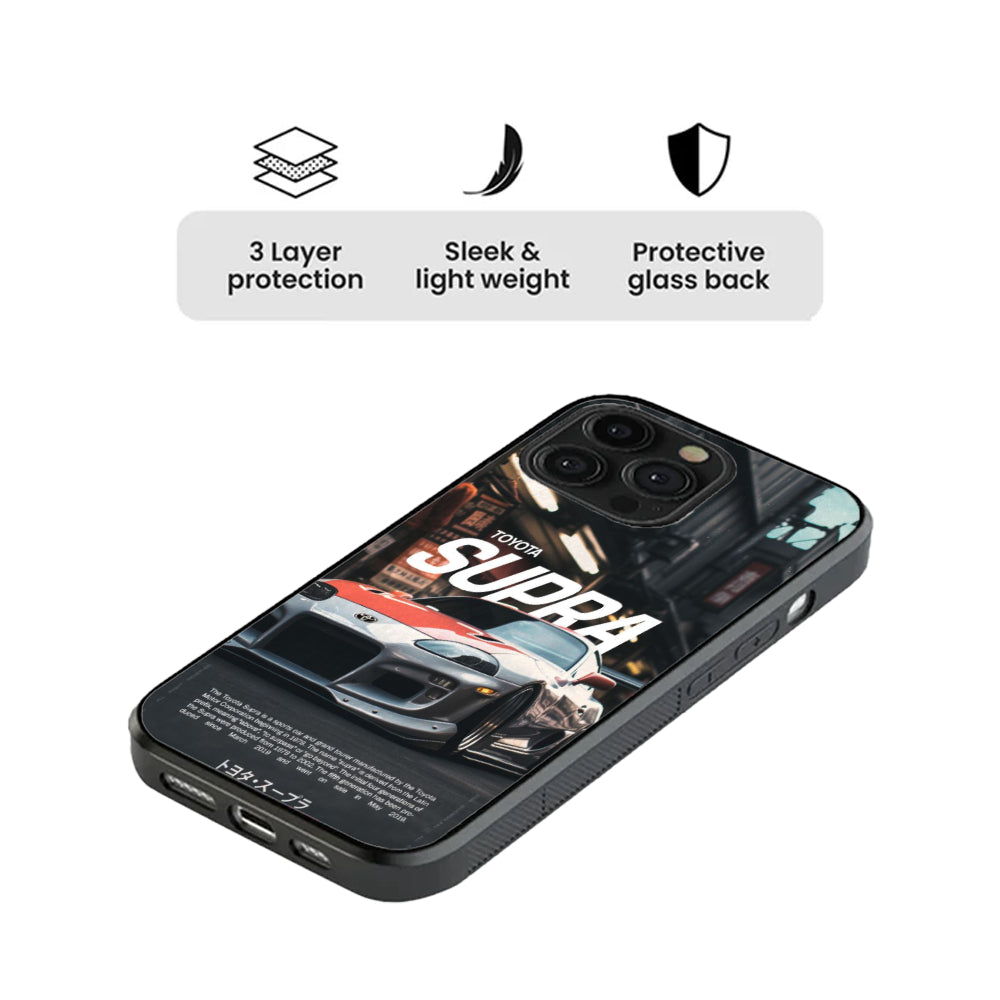 Toyota Supra Legacy Glass Case