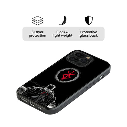 Guts "The Black Swordsman" - BERSERK Glass Case