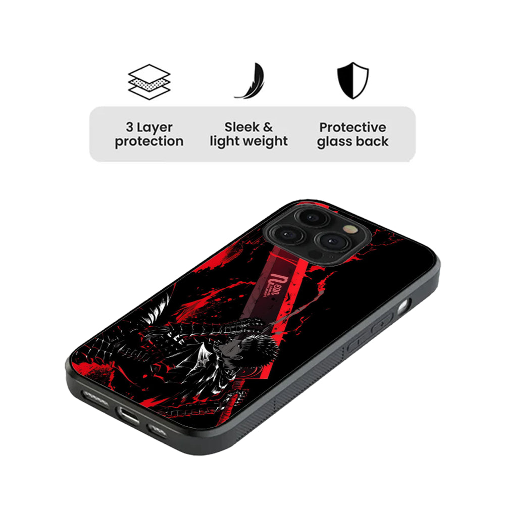 Guts (The Black Swordsman) - BERSERK Glass Case