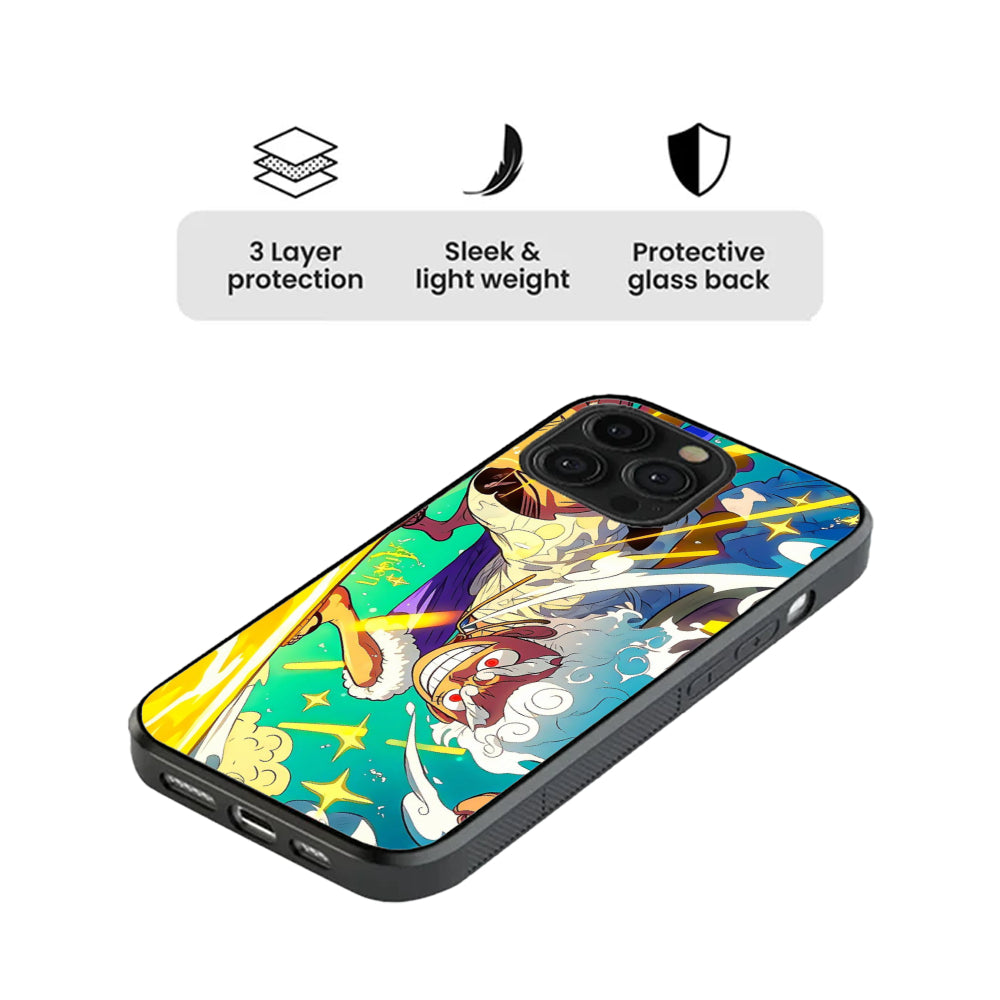 Sun God Nika (Gear 5 Luffy) - ONEPIECE Glass Case