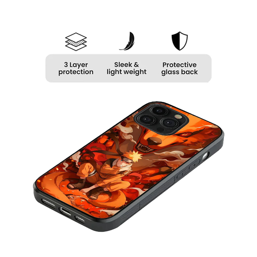 Naruto & Kurama - ONEPIECE Glass Case