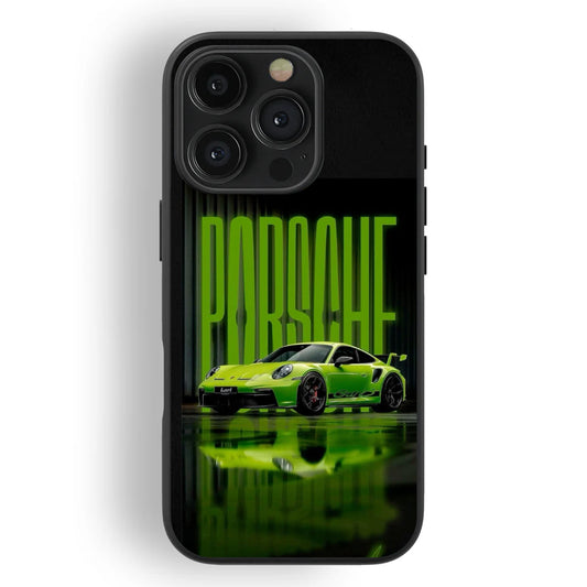 Porsche Venom – Neon Speed Glass Case