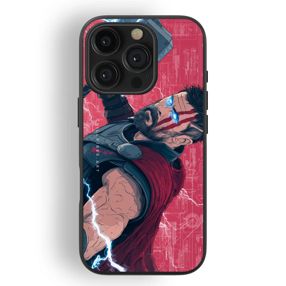 The God of Thunder Glass Case