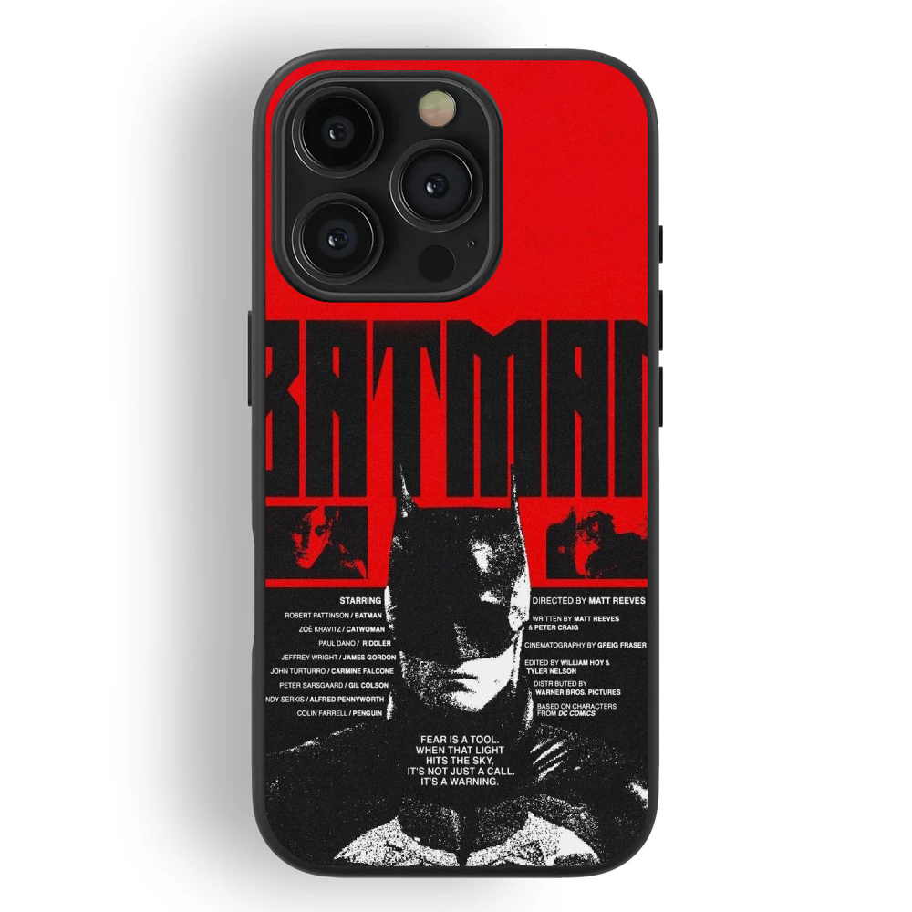 Gotham Vigilante Retro Poster Case