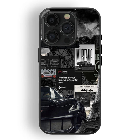 Pray for Cars – Midnight Racer Glass Case